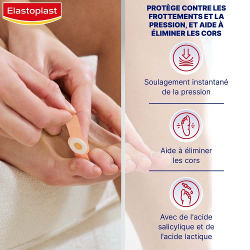 Elastoplast Pansements Cors 8 Unités - Soulage Douleur Efficacement