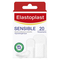 Elastoplast Sensitive 20 Pansements - Doux et Hypoallergénique