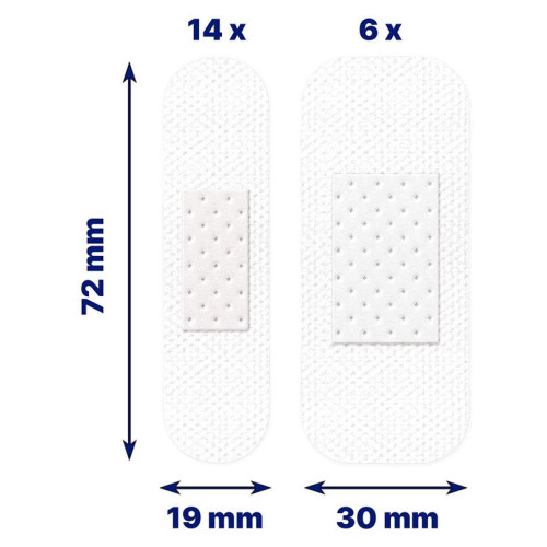 Elastoplast Sensitive 20 Pansements - Doux et Hypoallergénique