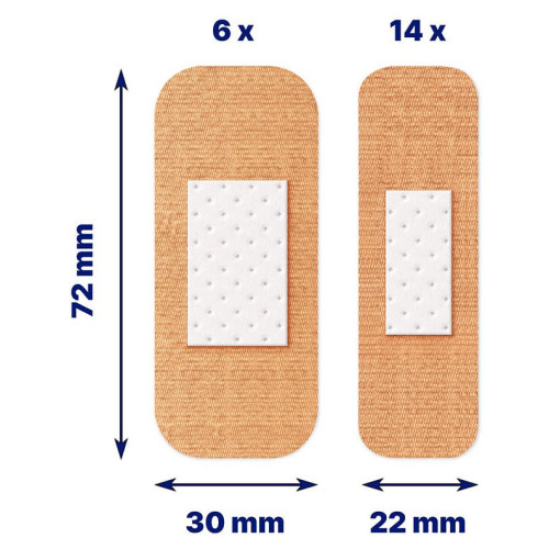Elastoplast Flexible 20 Pansements - Protection Choc et Respirant