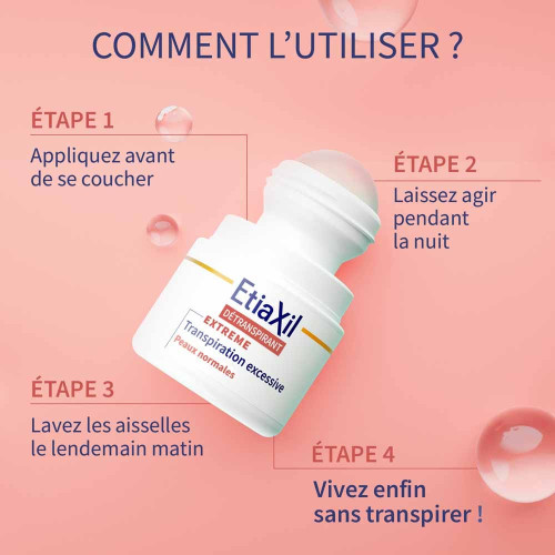 Etiaxil Détranspirant Traitement 30ml - Régule Transpiration
