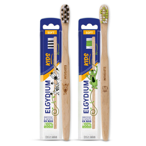 ELGYDIUM Brosse à Dent Junior Éco-Conçue - Hygiène Bucco-Dentaire