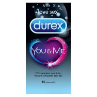 Durex You & Me 10 Préservatifs: Confort et Plaisir Prolongé