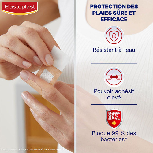 Elastoplast Pansements Universels 100 pièces - Soin rapide
