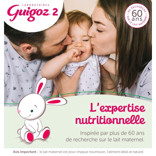 Guigoz Lait Bio 1er Âge 0-6 Mois 800g - Nutrition Optimale