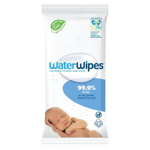 Gilbert Waterwipes Lingettes Bébé 1 Pack - Pureté et Douceur