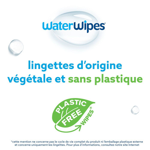 Gilbert Waterwipes Lingettes Bébé 1 Pack - Pureté et Douceur