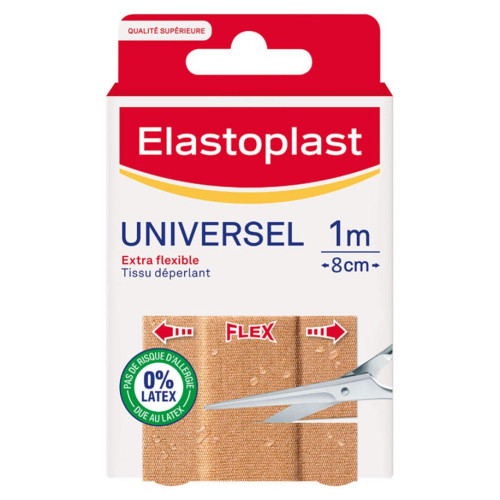 Elastoplast Universel 10 Pansements Flexibles 1m x 6cm