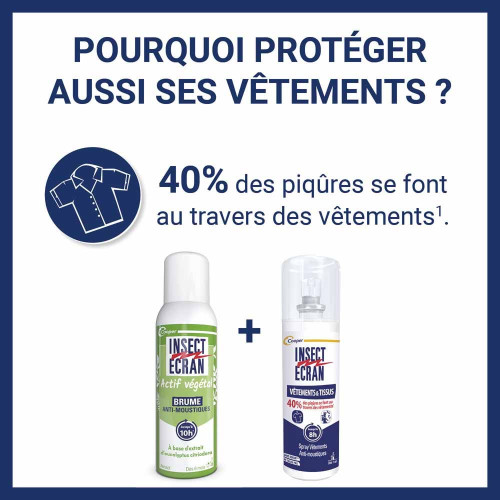 Insect Ecran Brume Anti-Moustiques 100ml - Protection 10h