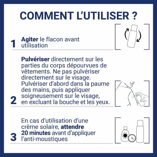 Insect Ecran Brume Anti-Moustiques 100ml - Protection 10h