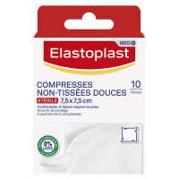 Elastoplast Compresses Douces 10pcs - Soin plaies, Absorbantes