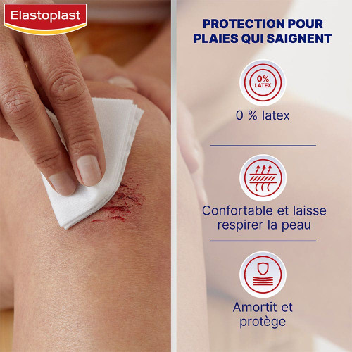 Elastoplast Compresses Douces 10pcs - Soin plaies, Absorbantes