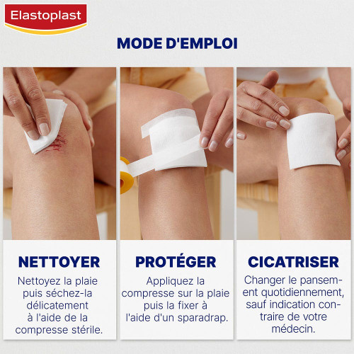 Elastoplast Compresses Douces 10pcs - Soin plaies, Absorbantes