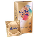 Durex Sensation Peau Contre Peau x10 - Sans Latex, Extra Lubrifiés