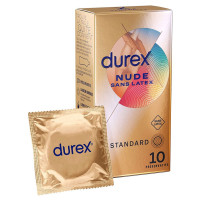 Durex Sensation Peau Contre Peau x10 - Sans Latex, Extra Lubrifiés