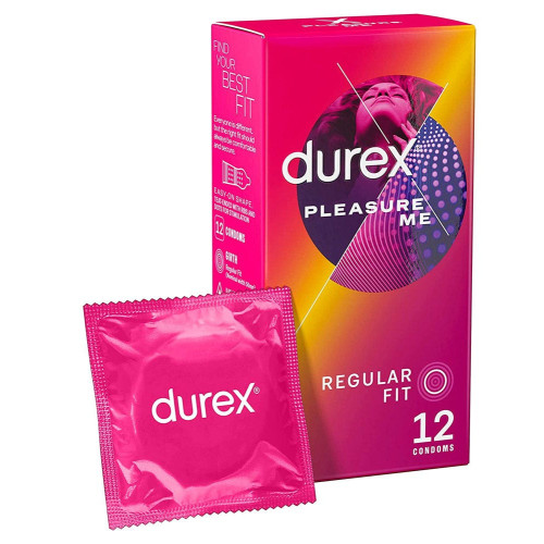 Durex Pleasure Me 12 Préservatifs - Sensualité accrue avec