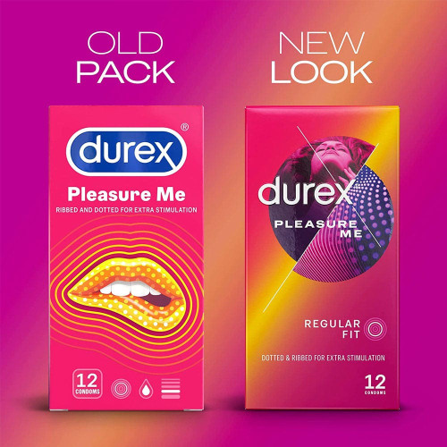 Durex Pleasure Me 12 Préservatifs - Sensualité accrue avec