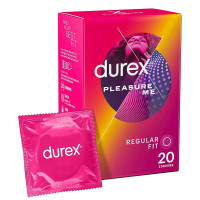 Durex Pleasure Me 20 Unités - Préservatifs Perlés Plaisir Décuplé