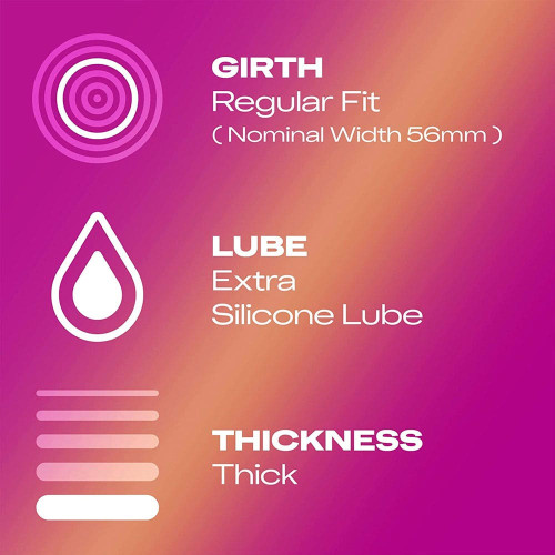 Durex Pleasure Me 20 Unités - Préservatifs Perlés Plaisir Décuplé