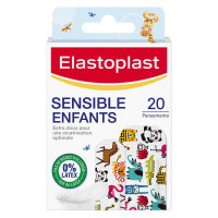 Elastoplast Pansements Enfants Sensibles 20 pièces - Hypoallergéniques