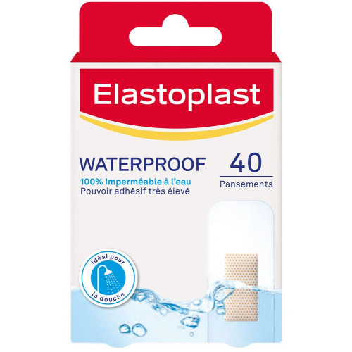 Elastoplast Pansements Waterproof 40 pièces - Protection optimale