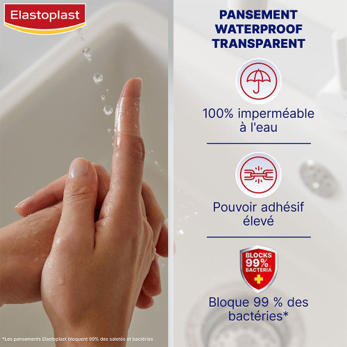 Elastoplast Pansements Waterproof 40 pièces - Protection optimale