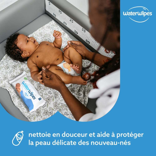 Waterwipes 60 Lingettes - Douceur et Pureté Naturelle