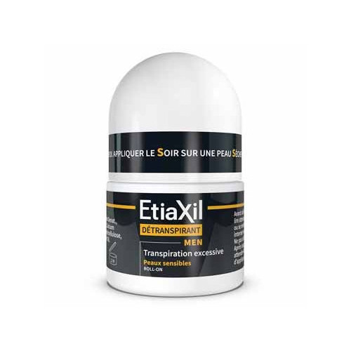 ETIAXIL MEN 15ml - Anti-transpirant efficace 5 jours, Peaux sensibles