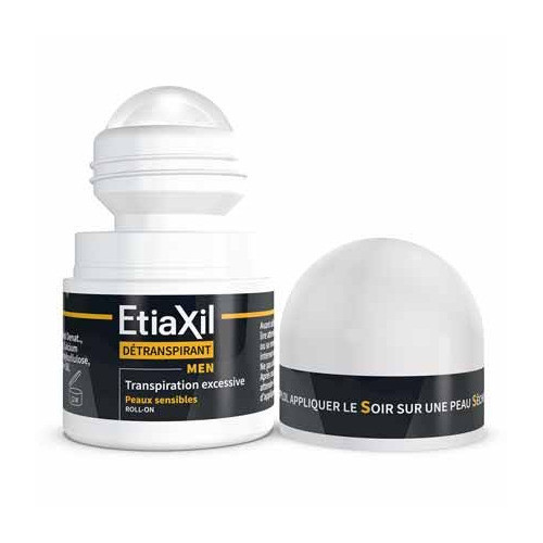 ETIAXIL MEN 15ml - Anti-transpirant efficace 5 jours, Peaux sensibles