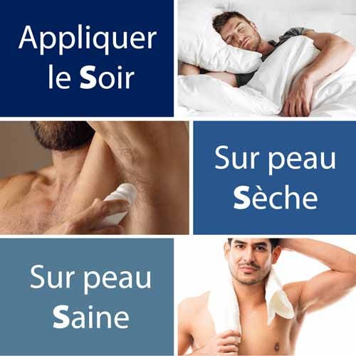 ETIAXIL MEN 15ml - Anti-transpirant efficace 5 jours, Peaux sensibles