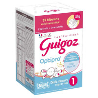 GUIGOZ Lait 1er Âge 1.2kg - DHA Oméga 3, Développement Nerveux Bébé