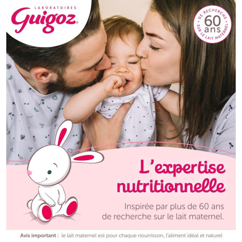 GUIGOZ Optipro 2 Lait Bébé Poudre 2ème Âge 1 Boite Parapharmacie