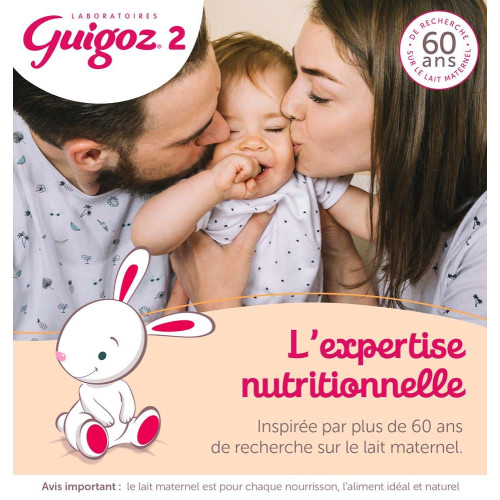 GUIGOZ Pelargon Lait 1er Âge 780g - Alimentation Bébé Oméga 3