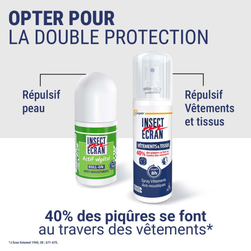 Actif Végétal Roll On Répulsif 50ml Insect Ecran