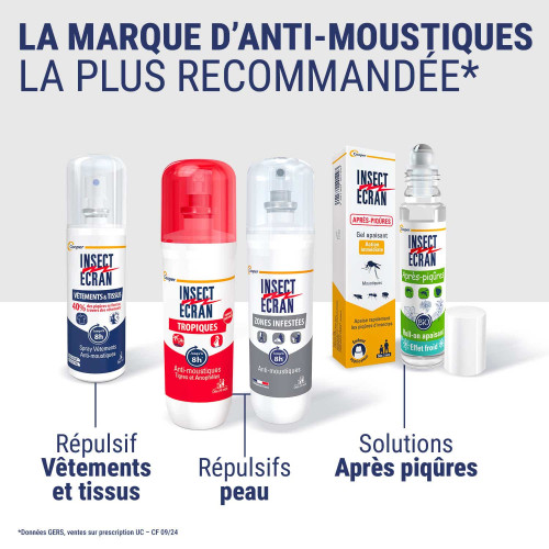 Actif Végétal Roll On Répulsif 50ml Insect Ecran