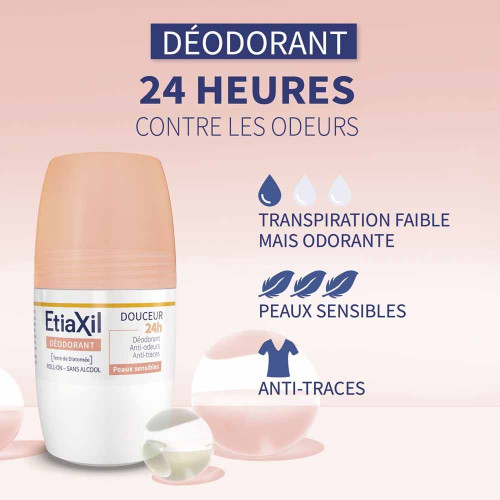 Etiaxil Déodorant Douceur 48H Roll-On 50 ml
