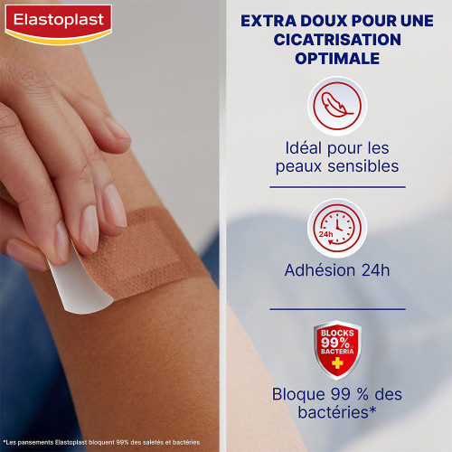 Sensitive Pansements Peaux Sensibles Peaux Métisses x20 2 Formats