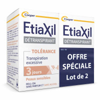 Confort + Aisselles Détranspirant Peaux Sensibles 2 x 15 ml