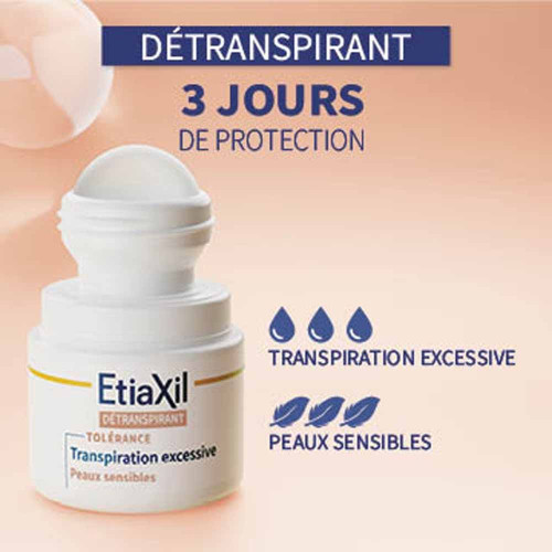Confort + Aisselles Détranspirant Peaux Sensibles 2 x 15 ml