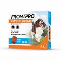 Frontpro Comprimés Antiparasitaire 10-25 Kg, 3 comprimés