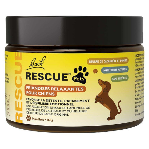 Rescue Pets Friandises relaxantes pour chiens 60 friandises