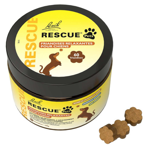 Rescue Pets Friandises relaxantes pour chiens 60 friandises