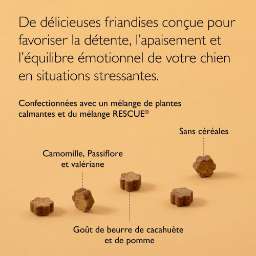 Rescue Pets Friandises relaxantes pour chiens 60 friandises