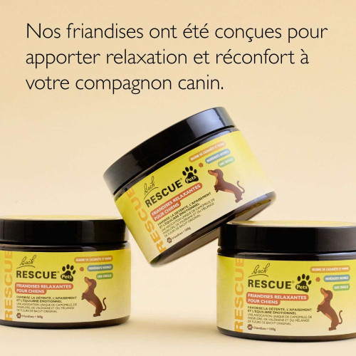 Rescue Pets Friandises relaxantes pour chiens 60 friandises