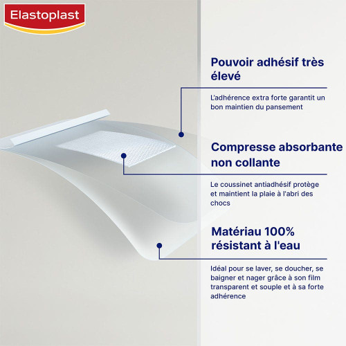 Pansement Waterproof XXL Stérile 5 Pansements
