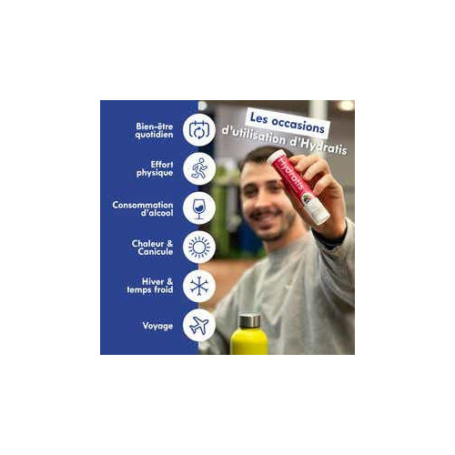 Solution d'Hydratation Citron Fleur de Sureau 20 Pastilles Effervescentes