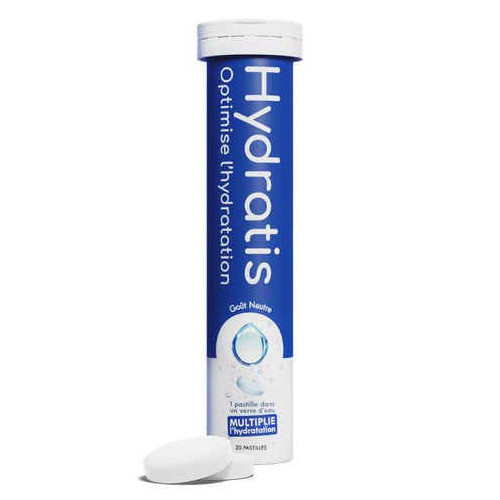 Solution d'Hydratation Neutre 20 Pastilles Effervescentes