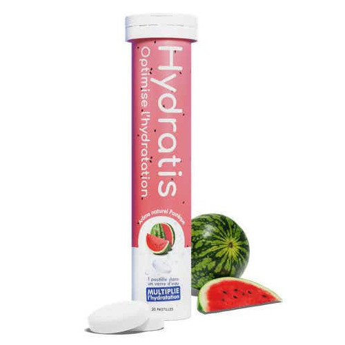 Solution d'Hydratation Pastèque 20 Pastilles Effervescentes
