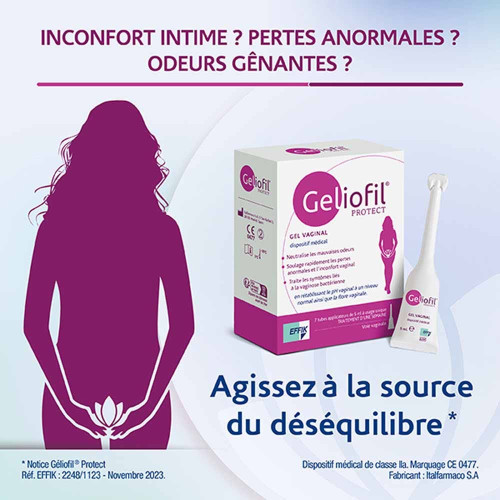 Geliofil Protect Gel Vaginal 7 Tubes de 5 ml