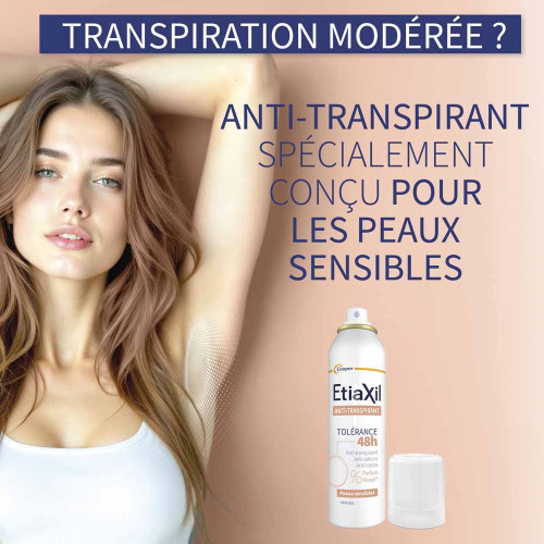 Anti-Transpirant Tolérance 48H Lot de 2 x 150 ml